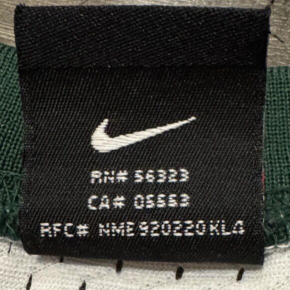 Vintage Inglewood Basketball Jersey Mens 4XL White Green Nike Paul Pierce 34 - Picture 9 of 11